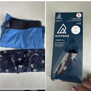 Boys Boxer Briefs - Blue and Black